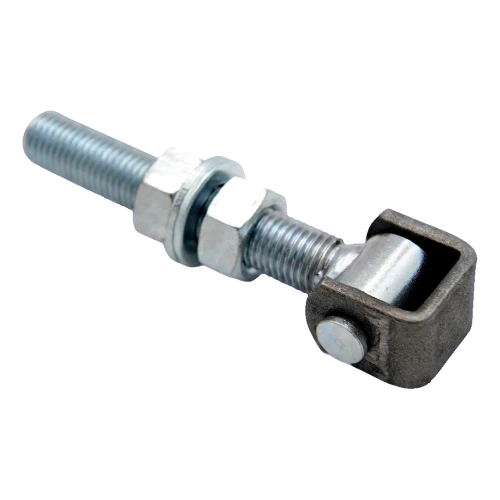 Regulerbart stålhængsel M20 til fløjporte – galvaniseret, L150 mm 001-350 (1)