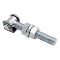 Regulerbart stålhængsel M20 til fløjporte – galvaniseret, L150 mm 001-350 (2)