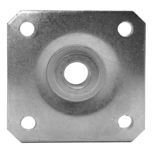 PSG Monteringsplade 80×80×3 mm til regulerbart hængsel M16 – galvaniseret