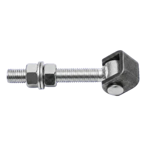 Justerbart porhængsel M20 langt galvaniseret – 180 mm