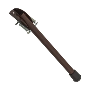 Fjederdørstopper 165 mm – stål, brun