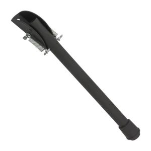 Fjederbremse dørstopper stål 265 mm sort