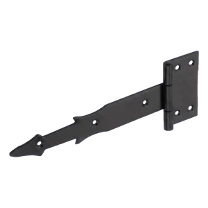 Dekorativ pavillon stålhængsel 250 mm sort