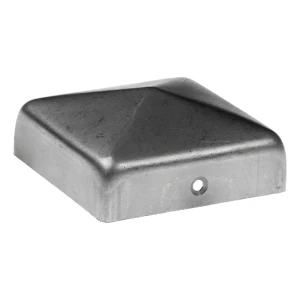 Galvaniseret stål kuverttag til hegns stolpe 160×160 mm