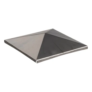 Postal – stål kuvert-tag til hegnspost 150×150 mm