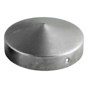 Stålhætte rund til hegnstolpe Fi 48 mm (1,5")