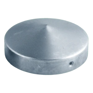 Hegnskasket stål galvaniseret til rund stolpe Fi 48 mm