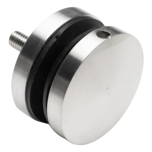 Punktbeslag til glas 8-17,52 mm fi 50/8/M8x45 AISI 304 fladt system satin