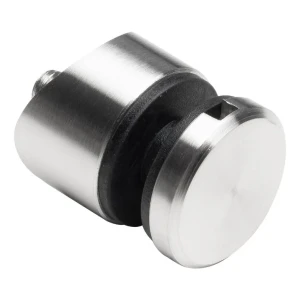 Punktbeslag til glas 6-12mm ø 30/13/M8x40 AISI304 system 42,4 satin