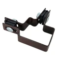 Hjørneklemme til hegspaneler 40x60 mm brun GPV-700-10 (1)