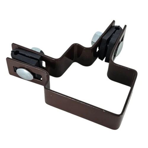 Hjørneklemme til hegspaneler 40x60 mm brun GPV-700-10 (1)