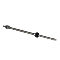 Skrue med dobbelt gevind til adaptere og trekanter - M10x300