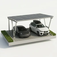 Solcellecarport VICA til 2 køretøjer Solcelleparkering SOLO