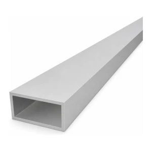 Rektangulært aluminiumsrør 30×60×3 mm – lukket profil EN AW-6060, L=2000 mm