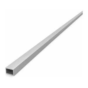 Firkantet aluminiumsrør 8×12×1 mm – lukket profil L=2000 mm EN AW-6060