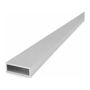 Firkantet aluminiumsrør 15×40×2 mm – lukket profil EN AW-6060, L=2000 mm