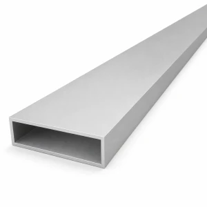 Rektangulært aluminiumsrør 20×70×2 mm – lukket profil EN AW-6060, L=2000 mm