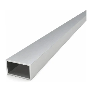 Firkantet aluminiumsrør 25×40×2 mm – lukket profil EN AW-6060, L=2000 mm