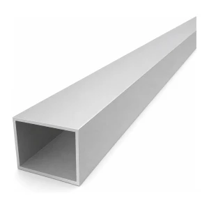 Firkantet aluminiumsrør 40×50×2 mm – lukket profil EN AW-6060, L=2000 mm