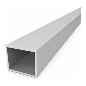 Rektangulært aluminiumsrør 50×60×3 mm – lukket profil L=2000 mm