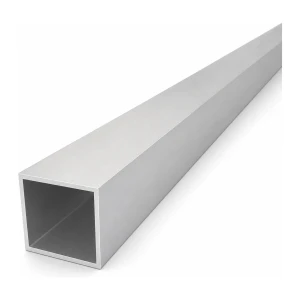 Firkantet aluminiumsrør 40×40×2 mm – lukket profil L=2000 mm EN AW-6060