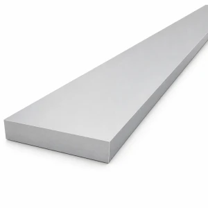 Aluminium fladstang EN AW-6060 T64 – 80×15 mm, længde 2000 mm