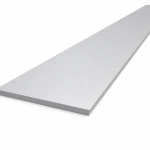 Aluminium fladstang EN AW-6060 T64 100×5 mm – længde 2000 mm