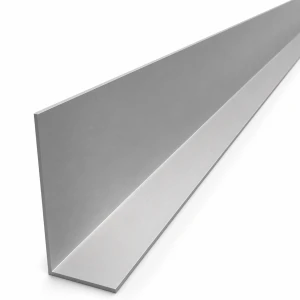 Aluminium uligebenede vinkel 80×40×2 mm – L-profil, længde 2000 mm