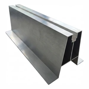 Trapezbro aluminium H100 L330 med EPDM-pakning 2 mm til PV-montering