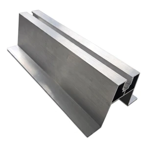 Skrå trapezbroklods med EPDM-pakning H63 L330 – aluminiums PV-tagsadapter