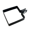 Endebøjle til hegnsplader 100x100 mm sort 000-782 (1)
