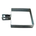 Endeklammer til hegnspaneler 100x100 mm galvaniseret 000-781 (4)