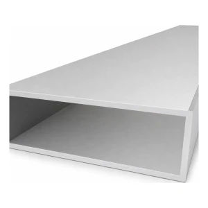 Firkantet aluminiumsrør 50×150×4 mm – lukket profil EN AW-6060, L=2000 mm