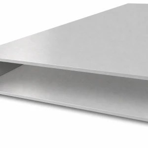 Rektangulært aluminiumsrør 40×200×3 mm – lukket profil EN AW-6060, L=2000 mm