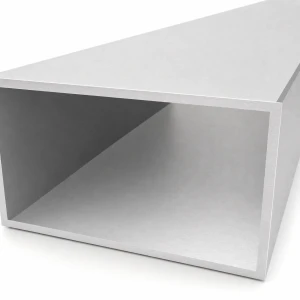 Firkantet aluminiumsrør 80×140×4 mm – lukket profil L=2000 mm EN AW-6060