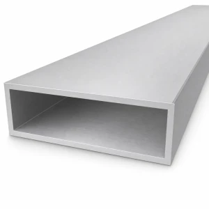 Rektangulært aluminiumsrør 40×120×4 mm – lukket profil EN AW-6060, L=2000 mm