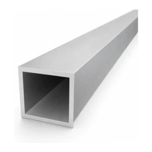 Firkantet aluminiumsrør 50×50×4 mm – lukket profil L=2000 mm