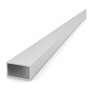 Firkantet aluminiumsrør 18×30×1,2 mm – lukket profil L=2000 mm EN AW-6060