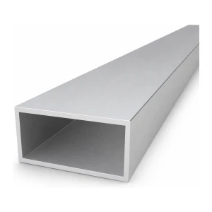 Firkantet aluminiumsrør 40×80×3 mm – lukket profil L=2000 mm