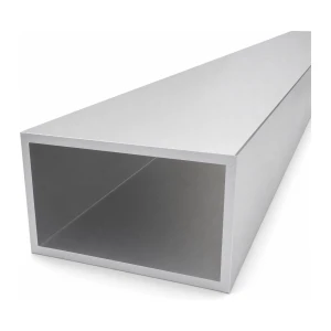 Rektangulært aluminiumsrør 60×100×4 mm – lukket profil EN AW-6060, L=2000 mm