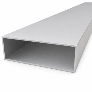 Rektangulært aluminiumsrør 40×120×2 mm – lukket profil EN AW-6060, L=2000 mm