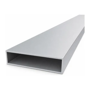 Rektangulært aluminiumsrør 25×100×2 mm – lukket profil EN AW-6060, L=2000 mm