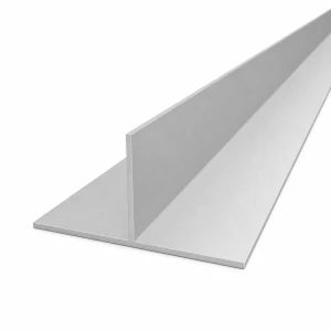 Aluminium T-profil EN AW-6060 – T-profil 100×50×2 mm, længde 2000 mm