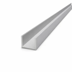 Aluminium U-profil 30×20×2 mm – C/U-profil længde 2000 mm