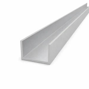 Aluminium U-profil 50×30×3 mm – C/U profil længde 2000 mm
