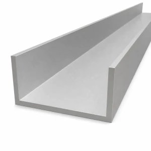 Aluminiums U-profil 100×50×5 mm – C/U-profil EN AW-6060 L=2000 mm