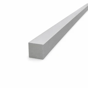 Firkantet massiv aluminiumsstang 25×25 mm EN AW-6060 – L=2000 mm