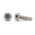 Selvborende skrue DIN 7504 K 4,8x19 mm – rustfrit stål A2, sekskantshoved med flange 001-923 (1)