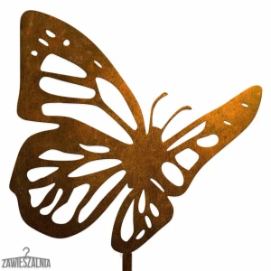 Havedekor – Rusty Butterfly i corten stål XL 19×99 cm