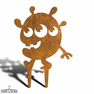 Haveornament – Potworny Potwór Reni havepynt i corten stål 27×38 cm